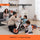 Yeah Depot - KidRock Buildable Kit 20 in 1 Kids Go Kart Set, Suitable for 1 to 8 Years Old, Two Wheel Bike, Three Wheel Bike, Go Kart, Sit/Stand Scooter, etc. Most Popular L Kit (Non Electric)