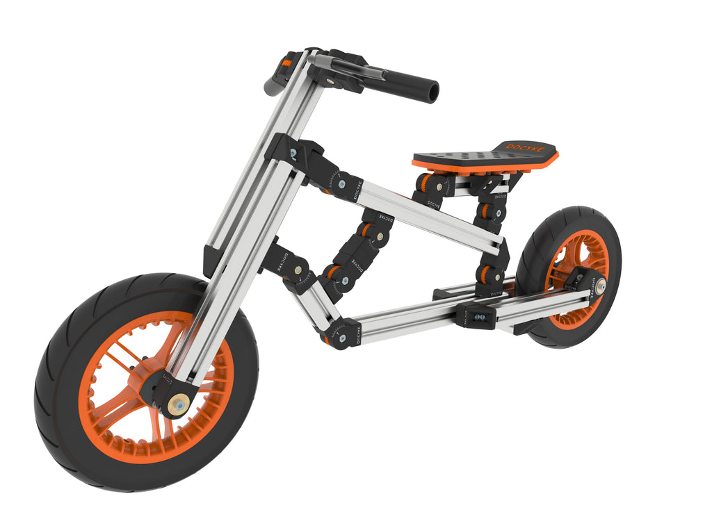 Yeah Depot - KidRock Buildable Kit 20 in 1 Kids Go Kart Set, Suitable for 1 to 8 Years Old, Two Wheel Bike, Three Wheel Bike, Go Kart, Sit/Stand Scooter, etc. Most Popular L Kit (Non Electric)