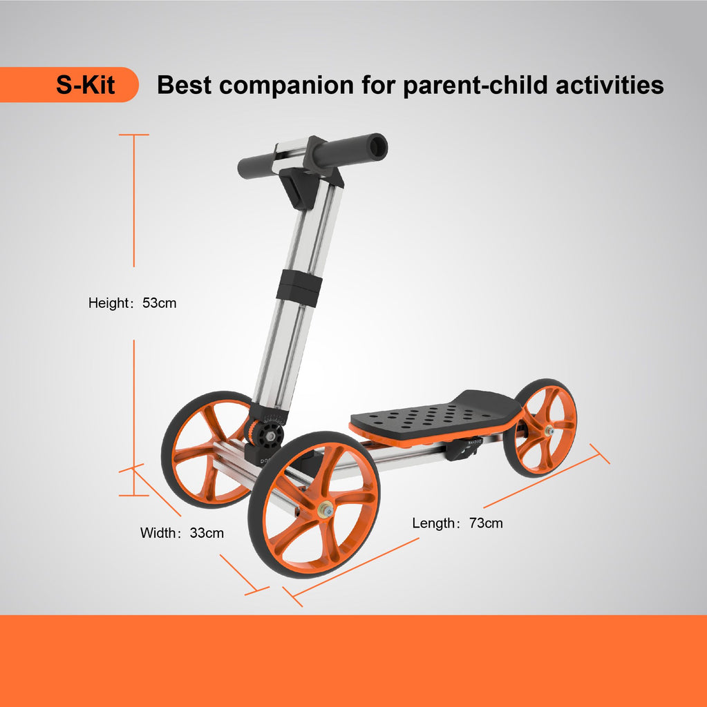 Yeah Depot - KidRock Constructible Kit 20 in 1 Kids Balance Bike No Pedals Toys for 1 to 4 Year Old Engineering Building Kit Kids Sit/Stand Scooter Most Popular S-Kit (Not Electric)