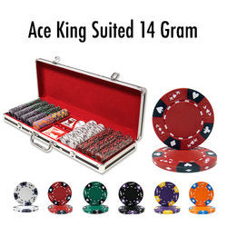 Tycon Net - 500 Ct - Custom - King's Casino 14 G - Black Aluminum