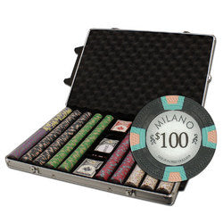 Tycon Net - 1000Ct Custom Claysmith Gaming ''Milano'' Chip Set in Rolling