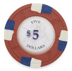 Tycon Net - Poker Knights 13.5 Gram, $5, Roll of 25