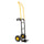 Yeah Depot - HT1006BK-YL Hand Truck Dual Purpose 2 Wheel Dolly Cart and 4 Wheel Push Cart with Swivel Wheels 330 Lbs Capacity Heavy Duty Platform Cart for Moving/Warehouse/Garden/Grocery
