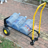 Yeah Depot - HT1006BK-YL Hand Truck Dual Purpose 2 Wheel Dolly Cart and 4 Wheel Push Cart with Swivel Wheels 330 Lbs Capacity Heavy Duty Platform Cart for Moving/Warehouse/Garden/Grocery