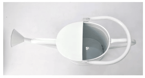 Better Homes & Gardens 8.5'' Metal Watering Can, White