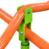 Yeah Depot - XSS004 outdoor playground four seats seesaw for kids 360 degree rotating sturdy plastic seat seesaw for kids seesaw blue and green for kids age 3+