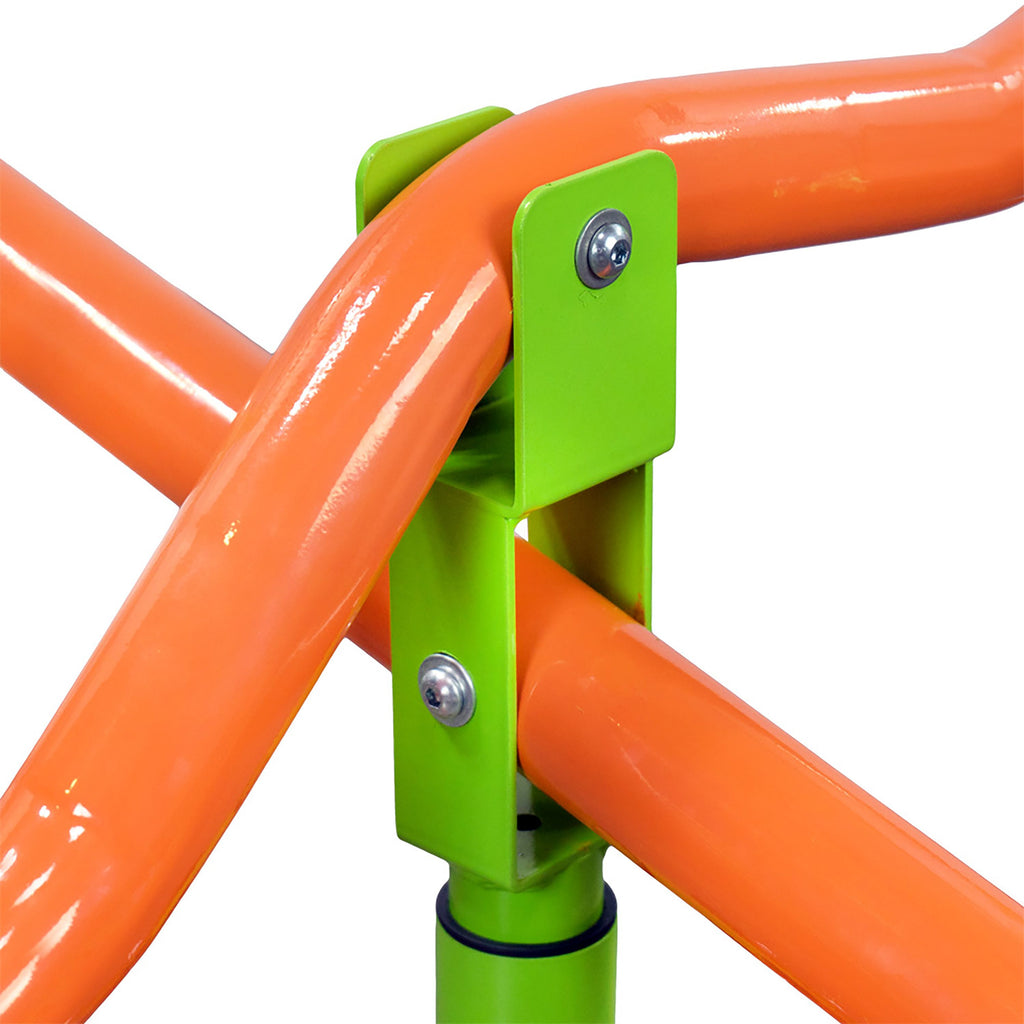 Yeah Depot - XSS004 outdoor playground four seats seesaw for kids 360 degree rotating sturdy plastic seat seesaw for kids seesaw blue and green for kids age 3+