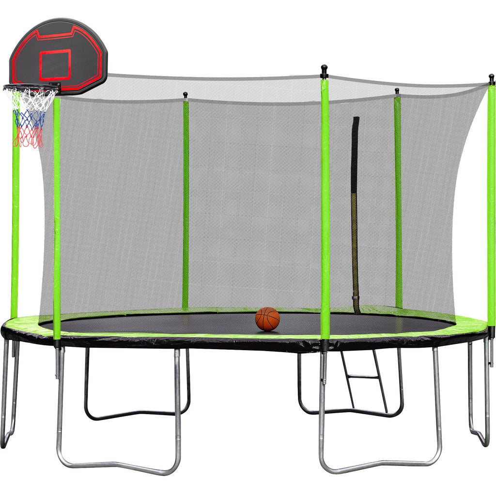Yeah Depot - 12ft green trampoline 2023