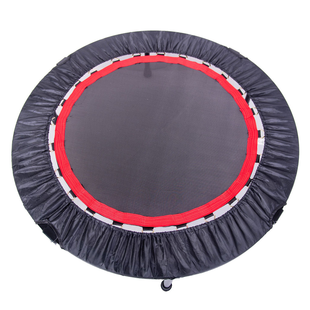 Yeah Depot - 40 Inch Mini Exercise Trampoline for Adults or Kids - Indoor Fitness Rebounder Trampoline with Safety Pad | Max