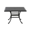 Yeah Depot - 44'' Square Dining Table, Dark Lava Bronze