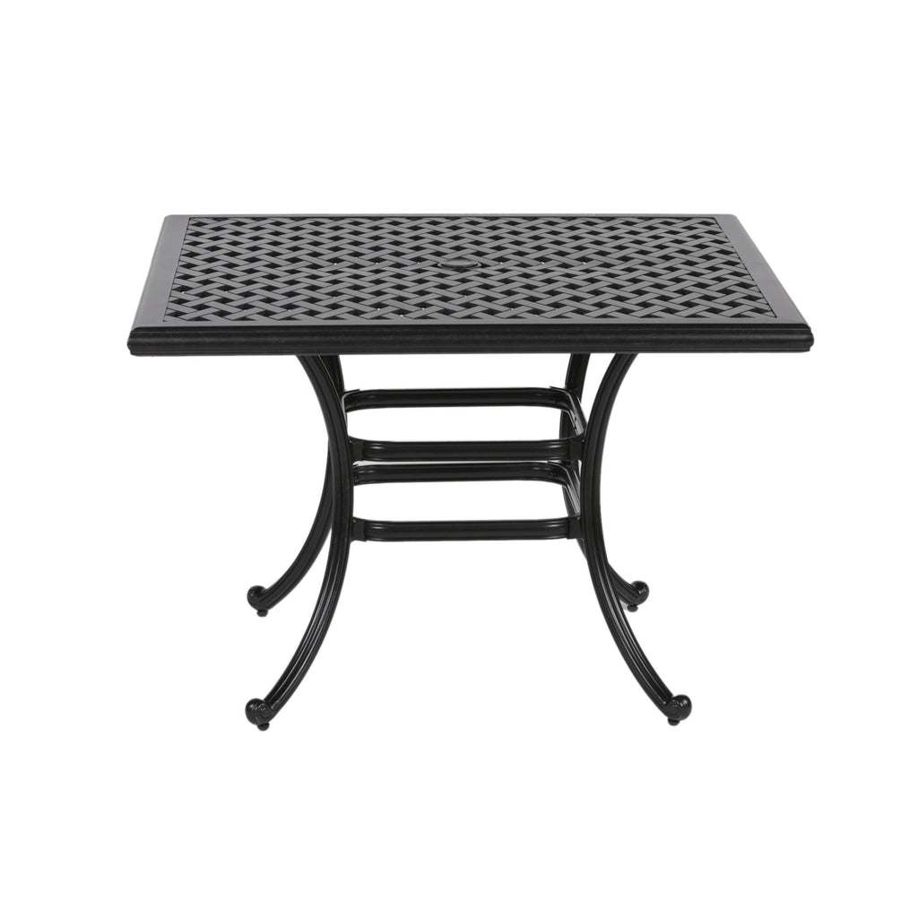 Yeah Depot - 44'' Square Dining Table, Dark Lava Bronze