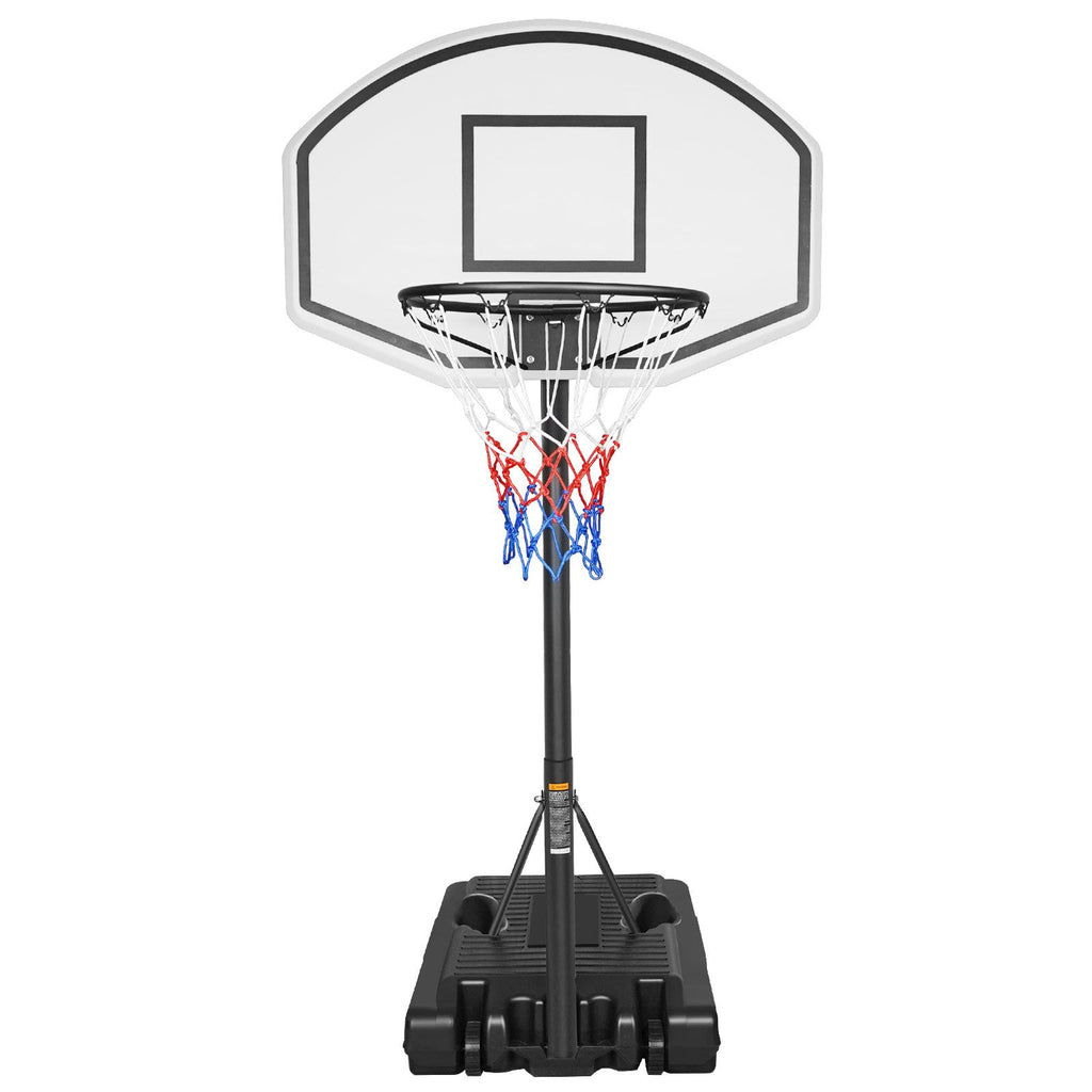 Yeah Depot - Portable Poolside Basketball Hoop Swimming Pool 3.1ft to 4.7ft Height-Adjustable Basketball System Goal Stand for Kids