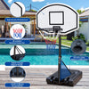 Yeah Depot - Portable Poolside Basketball Hoop Swimming Pool 3.1ft to 4.7ft Height-Adjustable Basketball System Goal Stand for Kids