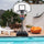 Yeah Depot - Portable Poolside Basketball Hoop Swimming Pool 3.1ft to 4.7ft Height-Adjustable Basketball System Goal Stand for Kids