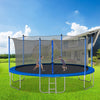 Yeah Depot - 14FT Trampoline with Safety Enclosure Net,Heavy Duty Jumping Mat and Spring Cover Padding for Kids and Adults, Ladder