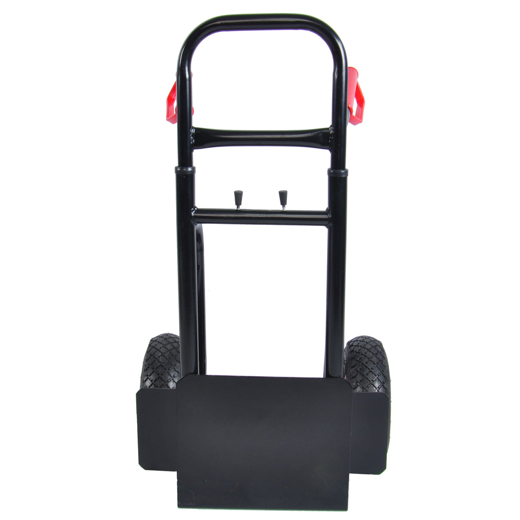 Yeah Depot - Heavy duty manual truck with double handles 330 lb steel trolley for moving heavy platform truck with 10 ''rubber wheels for moving/warehouse/garden/grocery