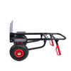 Yeah Depot - Heavy duty manual truck with double handles 330 lb steel trolley for moving heavy platform truck with 10 ''rubber wheels for moving/warehouse/garden/grocery