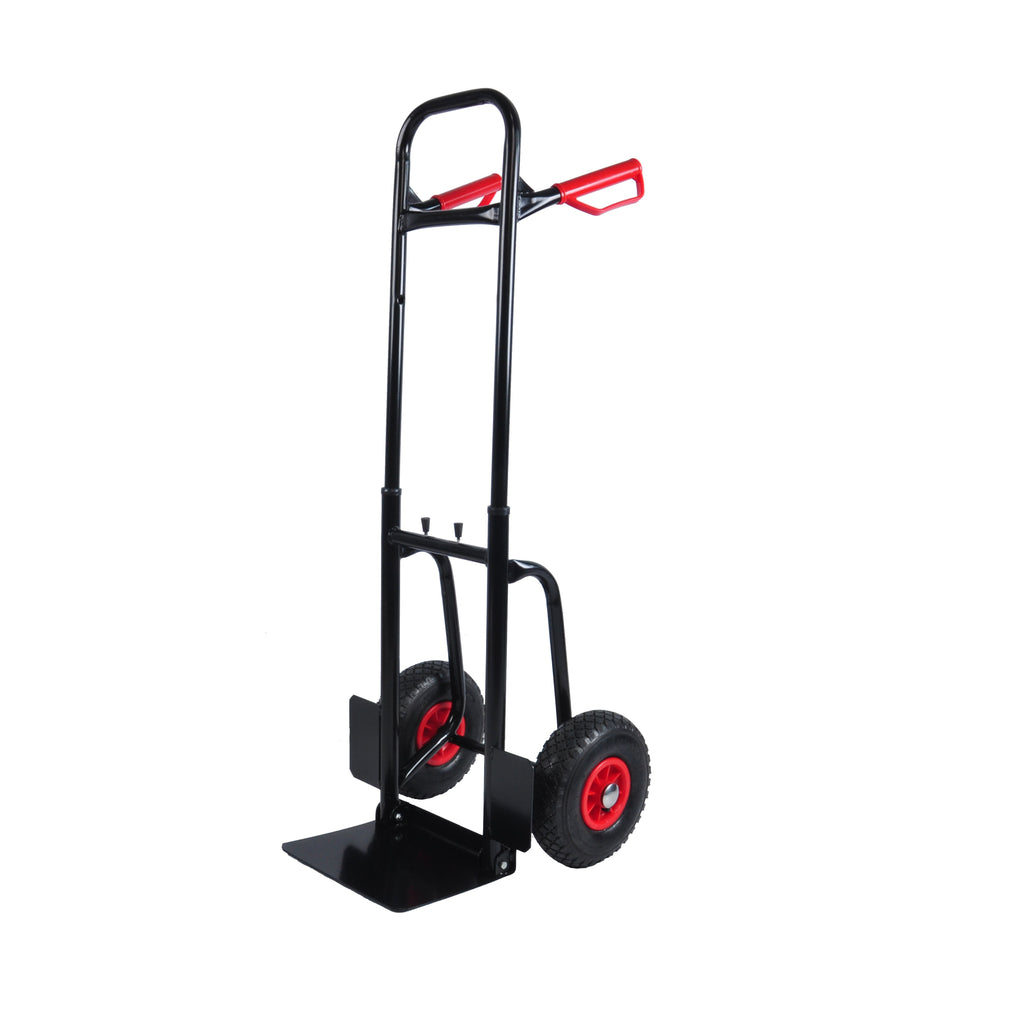 Yeah Depot - Heavy duty manual truck with double handles 330 lb steel trolley for moving heavy platform truck with 10 ''rubber wheels for moving/warehouse/garden/grocery