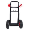 Yeah Depot - Heavy duty manual truck with double handles 330 lb steel trolley for moving heavy platform truck with 10 ''rubber wheels for moving/warehouse/garden/grocery