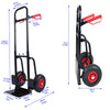 Yeah Depot - Heavy duty manual truck with double handles 330 lb steel trolley for moving heavy platform truck with 10 ''rubber wheels for moving/warehouse/garden/grocery