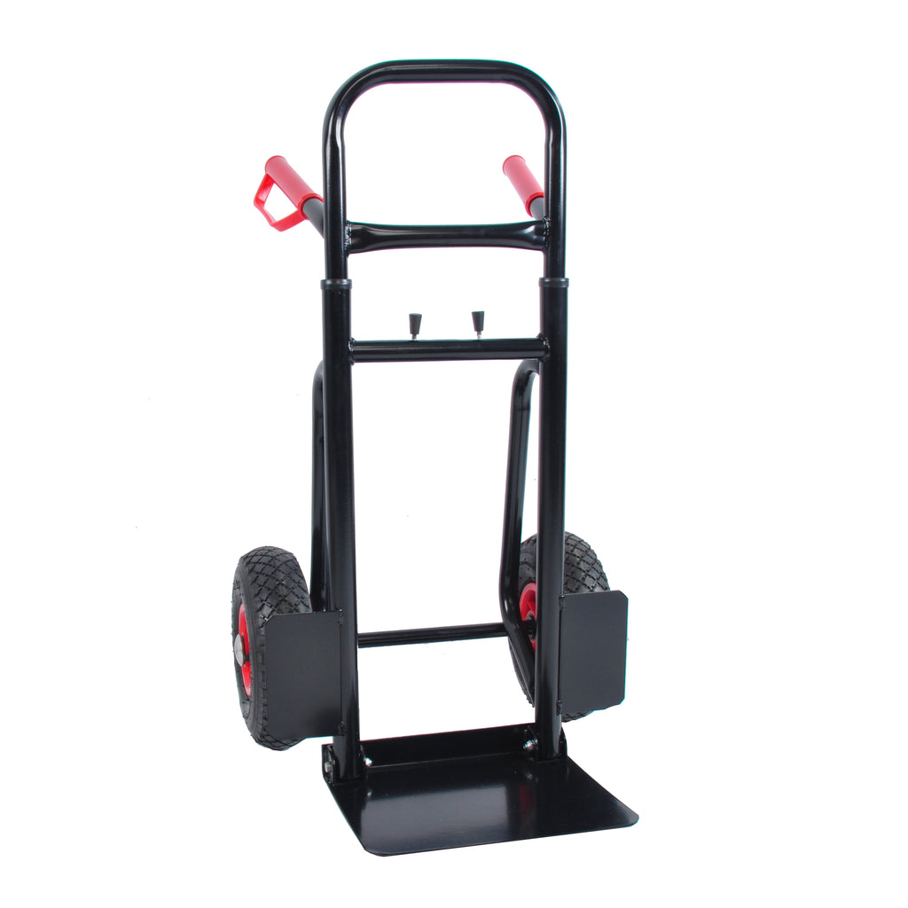 Yeah Depot - Heavy duty manual truck with double handles 330 lb steel trolley for moving heavy platform truck with 10 ''rubber wheels for moving/warehouse/garden/grocery