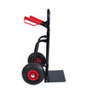 Yeah Depot - Heavy duty manual truck with double handles 330 lb steel trolley for moving heavy platform truck with 10 ''rubber wheels for moving/warehouse/garden/grocery