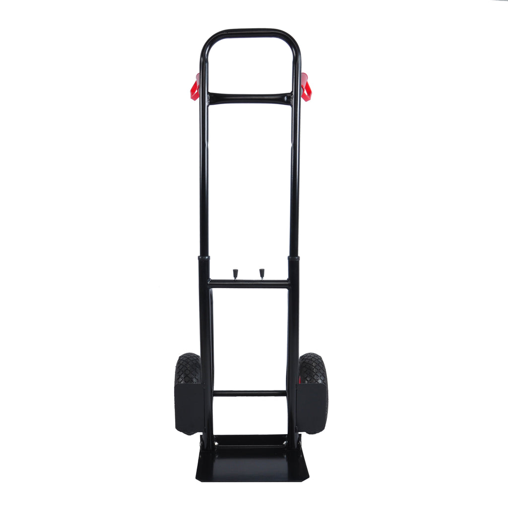 Yeah Depot - Heavy duty manual truck with double handles 330 lb steel trolley for moving heavy platform truck with 10 ''rubber wheels for moving/warehouse/garden/grocery