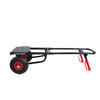 Yeah Depot - Heavy duty manual truck with double handles 330 lb steel trolley for moving heavy platform truck with 10 ''rubber wheels for moving/warehouse/garden/grocery