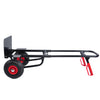 Yeah Depot - Heavy duty manual truck with double handles 330 lb steel trolley for moving heavy platform truck with 10 ''rubber wheels for moving/warehouse/garden/grocery