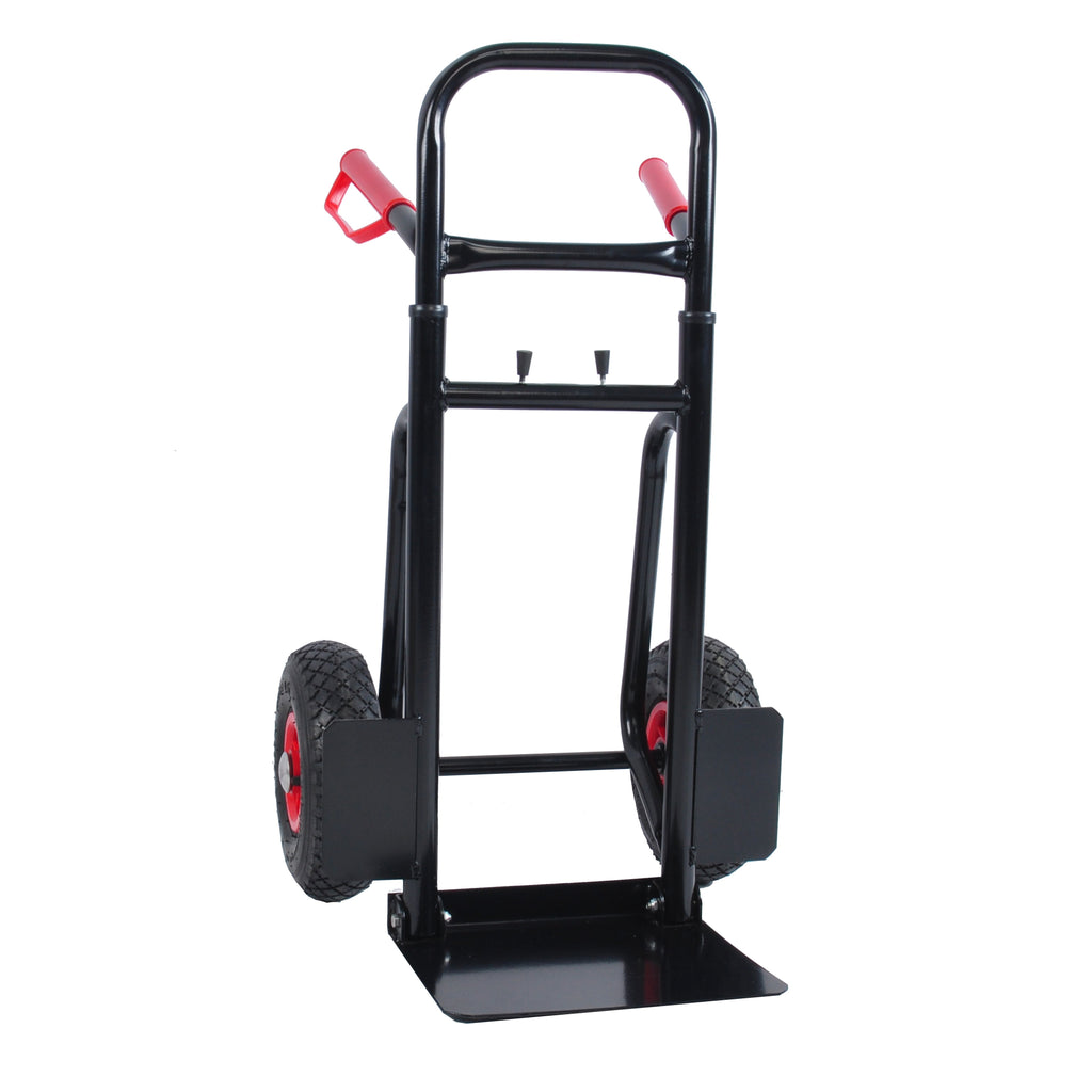 Yeah Depot - Heavy duty manual truck with double handles 330 lb steel trolley for moving heavy platform truck with 10 ''rubber wheels for moving/warehouse/garden/grocery