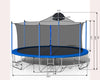 Yeah Depot - 14FT Trampoline for Adults & Kids with Basketball Hoop, Outdoor Trampolines w/Ladder and Safety Enclosure Net for Kids and Adults