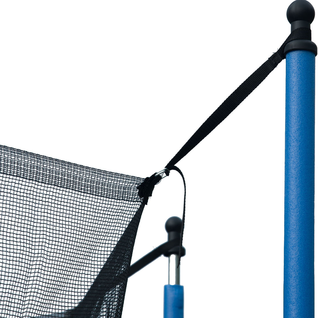 Yeah Depot - 14FT Trampoline for Adults & Kids with Basketball Hoop, Outdoor Trampolines w/Ladder and Safety Enclosure Net for Kids and Adults