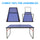 Yeah Depot - Table Tennis Table Foldable & Portable Ping Pong Table Set with Net and 2 Ping Pong Paddles for Indoor Outdoor Game