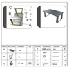 Yeah Depot - Coffee Table, Powder Pewter