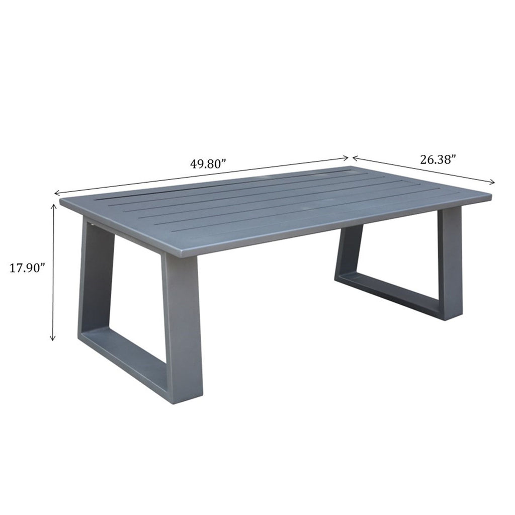 Yeah Depot - Coffee Table, Powder Pewter