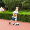 Yeah Depot - SimpleLux Kids Scooter - 4 Adjustable Height, Extra-Wide Deck with Brake & 3 PU Flashing Wheels, Over 3 Years Old,Blue