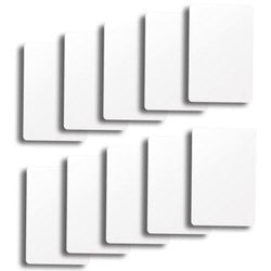 Tycon Net - Set of 10 White Plastic Bridge Size Cut Cards