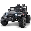 Yeah Depot - 24V 2 Seater Kids Ride on Truck 4WD Electric Car Battery Powered Ride on Toys, with 480W Motors, 7AH Battery, 2.4G Remote Control, LED Headlights, Front Storage, Bottle Holder, Full-Metal Suspension