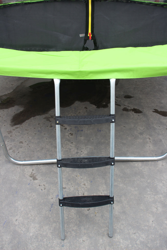 Yeah Depot - 12ft Green Outdoor Toddler Trampoline with Enclosure Safety Net Jumping Fun Trampoline, heavy-duty jump pads, spring-loaded for children and adults, Gifts for Boys/Girls