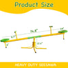 Yeah Depot - Garden kids Playground Seesaw Steel Outdoor Seesaw 360 Degree Rotation Seesaw Playground Equipment