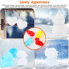 Eggracks by Global Phoenix - 4Pcs Snowball Makers Set Clip Snow Molds Toys Beach Sand Toy with Handle for Snow Fight Winter Activities