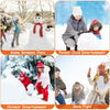 Eggracks by Global Phoenix - 4Pcs Snowball Makers Set Clip Snow Molds Toys Beach Sand Toy with Handle for Snow Fight Winter Activities