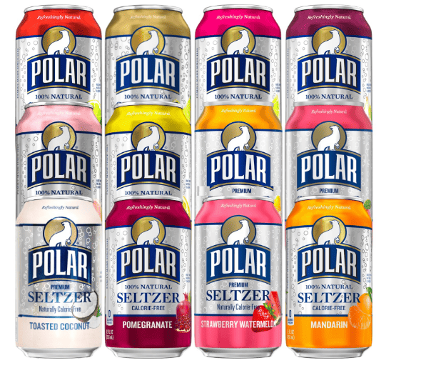 Flexile - Polar Seltzer Water, 12 Flavor Assorted, 12 fl oz cans, 12 pack