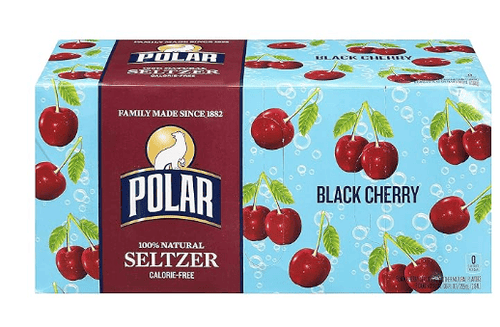 Flexile - Polar Seltzer Water Black Cherry 12 fl oz cans, 8pk