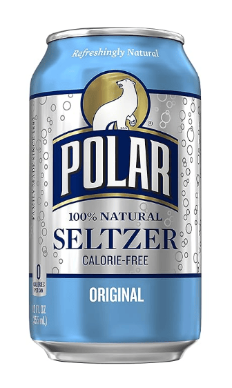 Flexile - Polar Seltzer Water Original, 12 fl oz cans, 18pk