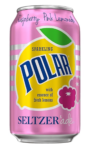 Flexile - Polar Seltzer Raspberry Pink Lemonade, 12 Fl oz cans, 18pk