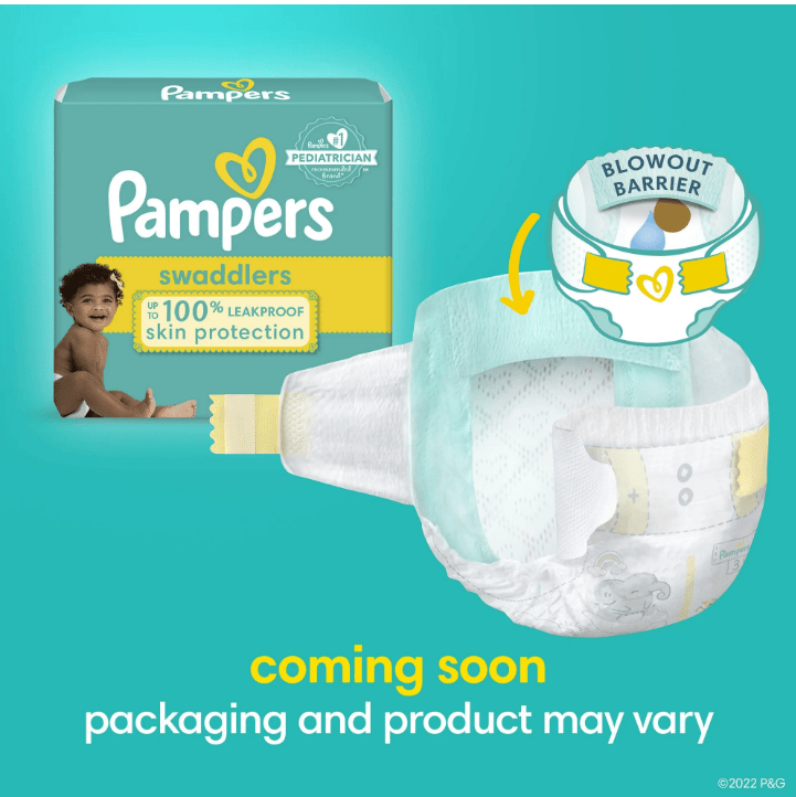 NO BRAND - Pampers Swaddlers Diapers, Size 1, 32 Count (Select for More Options)