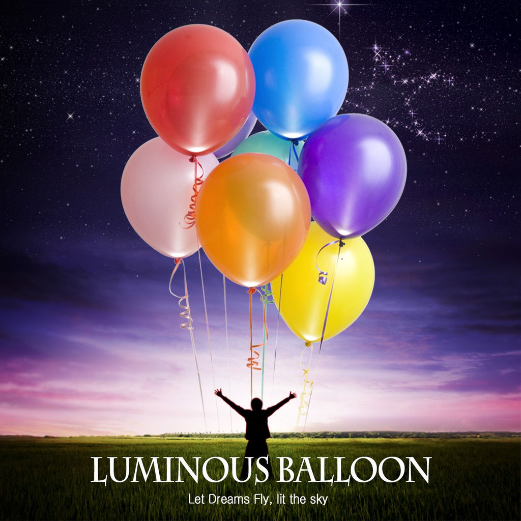 Eggracks by Global Phoenix - 6 Color LED Balloons Six Per Pack