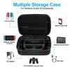 Eggracks by Global Phoenix - Portable Deluxe Carrying Case for Nintendo Switch Protected Travel Case with Rubberized Handle Shoulder Strap