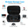 Eggracks by Global Phoenix - Portable Deluxe Carrying Case for Nintendo Switch Protected Travel Case with Rubberized Handle Shoulder Strap